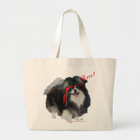 Black Pomeranian Pirate - Arrr!
