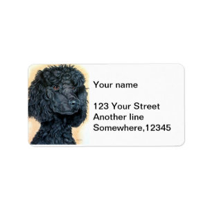 Black Poodle Label
