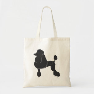 Black Poodle Tote Bag