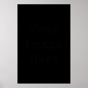 Black Posters Customised Poster Template