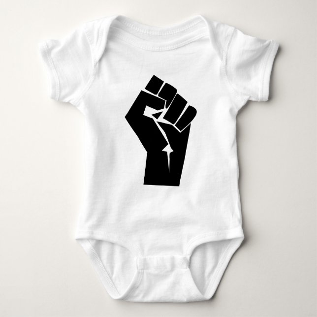Black Power Baby Bodysuit (Front)