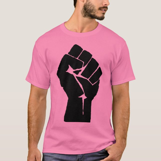 Black Power Fist T-Shirt (Front)