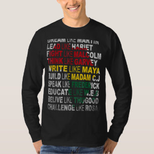 Black Power  History Month African American Pride T-Shirt