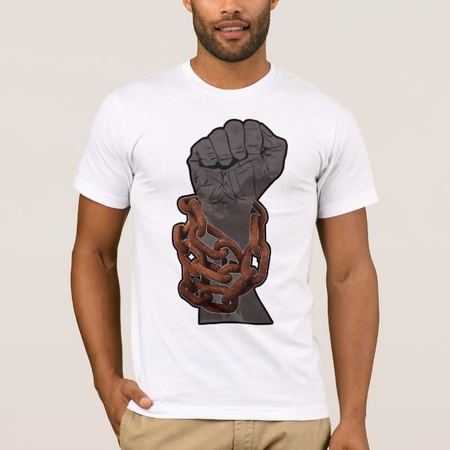 BLACK POWER RAISED FIST T-Shirt (Front)