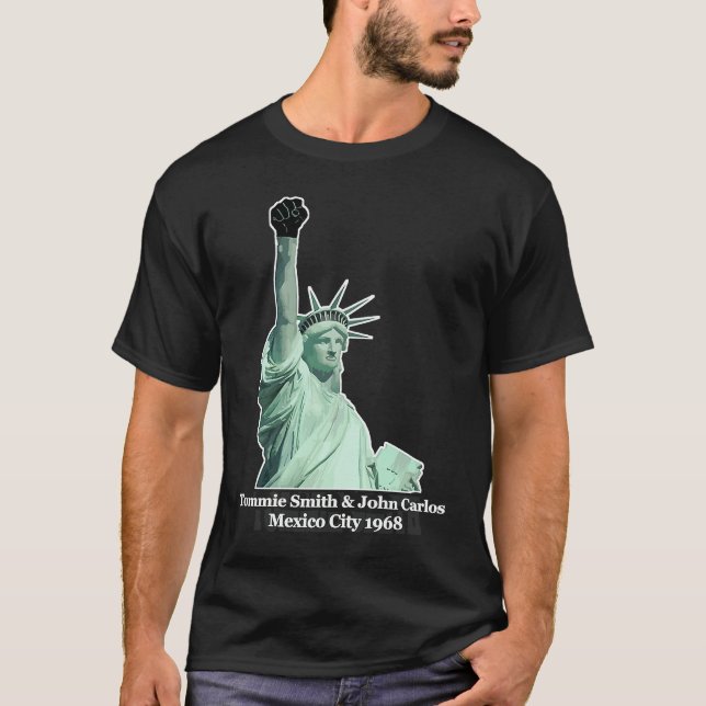 Black Power Salute Mexico City 1968 T-Shirt (Front)