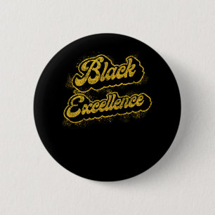 Black Pride Black Excellence Retro Vintage 6 Cm Round Badge