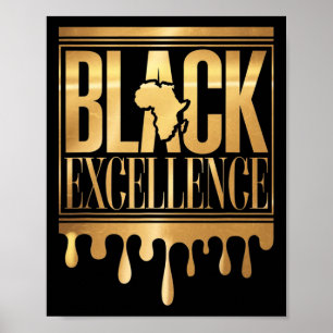 Black Pride Black History Month Black Afro Motivat Poster