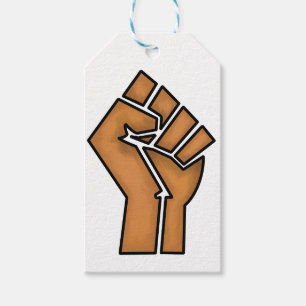 black pride fist unity history unity African brown Gift Tags