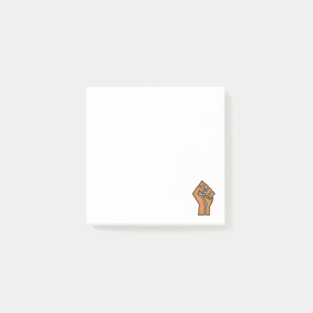 black pride fist unity history unity African brown Post-it Notes (Front)