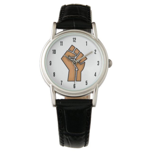 black pride fist unity history unity African brown Watch (Front)