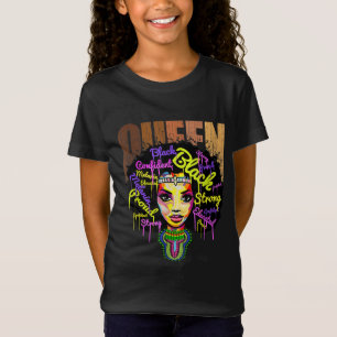 Black Pride History Month African American Afro Qu T-Shirt