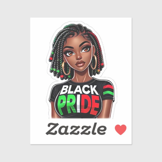 Black Pride Lady (Sheet)