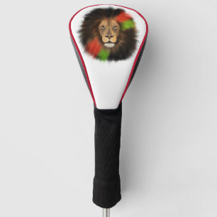 black pride lion red green unity jungle cat king golf head cover