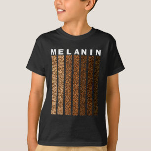 Black Pride Melanin Afro American Leopard Plaid Wo T-Shirt