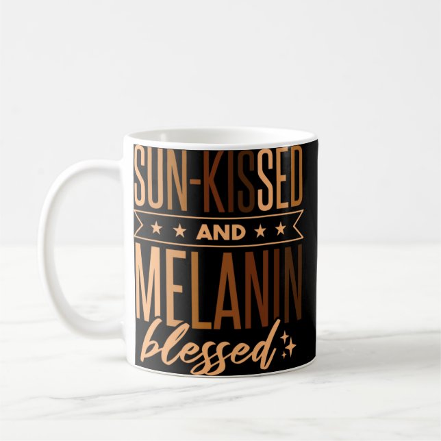 Black Pride Melanin Black History Juneteenth   Coffee Mug (Left)