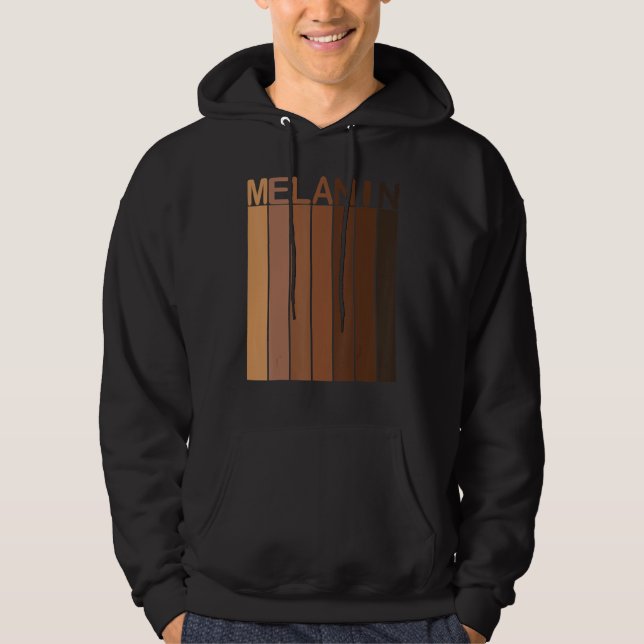 Black Pride Melanin Queens Kings St Patrick's Day  Hoodie (Front)