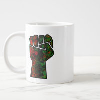 black pride red green fist pan African flag unity 
