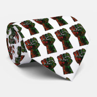 black pride red green fist pan African flag unity