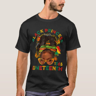 Black princes juneteenth 1865 history month T-Shirt