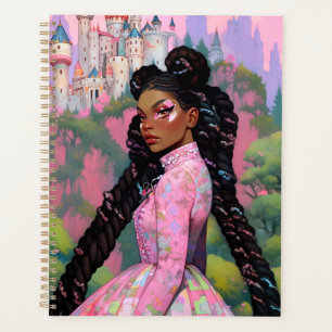 Black Princess Fantasy Art Planner