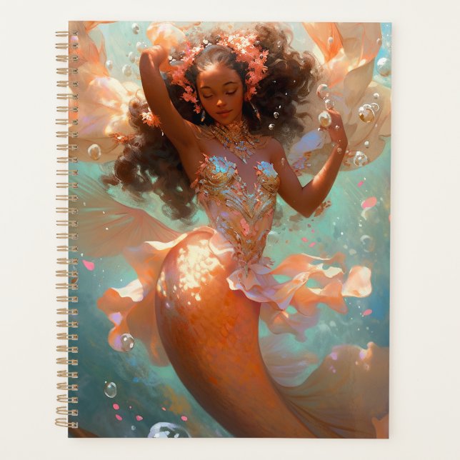Black Princess Fantasy Art Planner (Front)