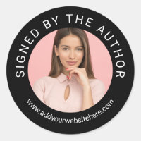Black Profile Photo Signed by the Author