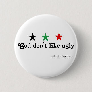 Black Proverb Button