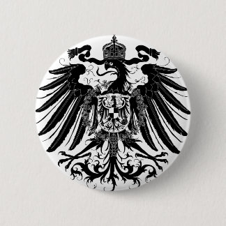 Black Prussian Eagle 6 Cm Round Badge