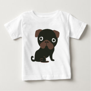 Black Pug Baby T-Shirt