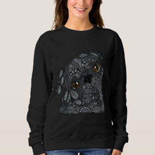 Black Pug Classic T-Shirt 386 Sweatshirt