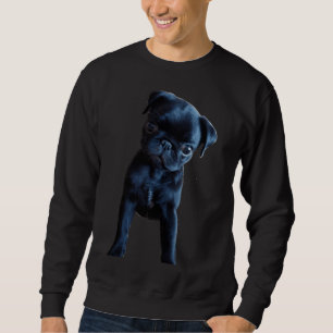 Black Pug dog lover cute funny Classic T-Shirt 845 Sweatshirt