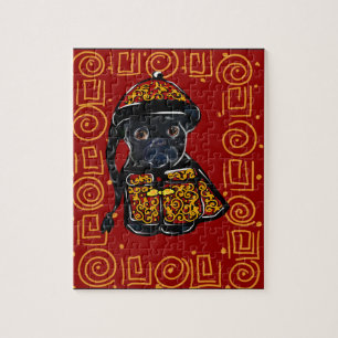 Black Pug Jigsaw Puzzle