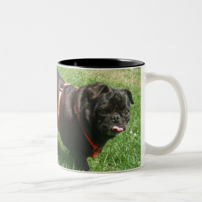 black pug Mug (Right)