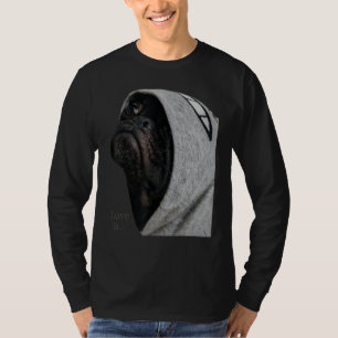Black Pug Shirt Women Men Pug Mum Dad Life Tee Lov
