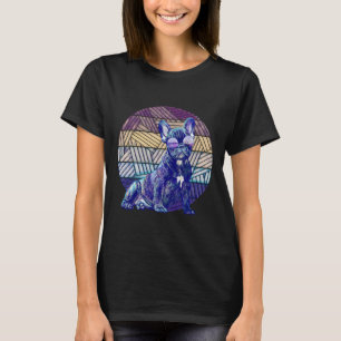 Black Pug with Cool Sunglasses Classic 880 T-Shirt