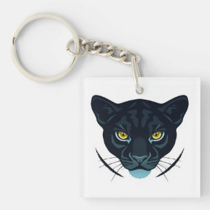 Black Puma Street Style Design Key Ring