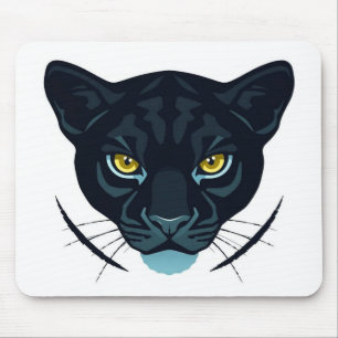 Black Puma Street Style Design Mouse Pad