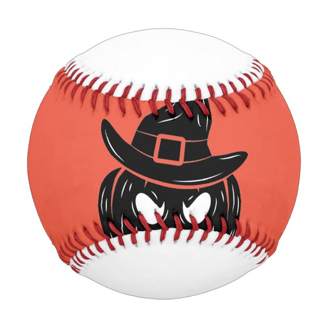 Black Pumpkin Baseball (Back)