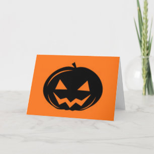 Black Pumpkin Card