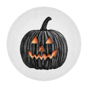 Black Pumpkin Cutting Board