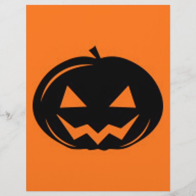 Black pumpkin flyer (Front)