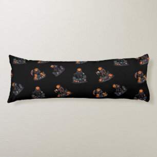 🖤 Black Pumpkin King Throw Pillow 🎃