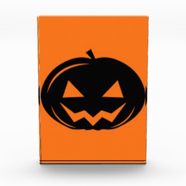 Black pumpkin photo block (Front)