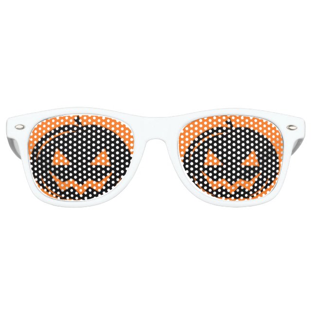 Black Pumpkin Retro Sunglasses (Front)