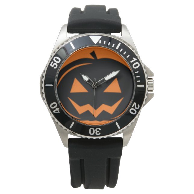 Black Pumpkin Watch (Front)