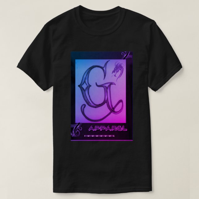 Black, Purple, and Pink G/Apparel T-Shirt (Design Front)