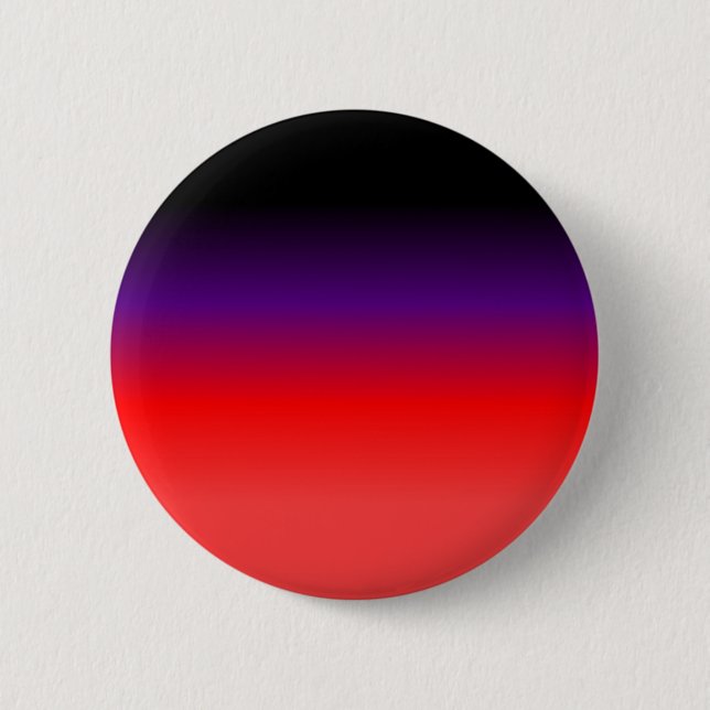 Black, Purple and Red Gradient 6 Cm Round Badge (Front)