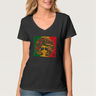 Black Queen   African Black Girl   Black History M T-Shirt