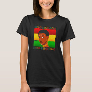 Black Queen   African Black Girl   Black History M T-Shirt