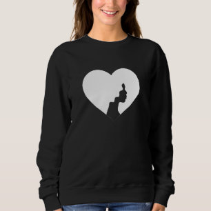 Black Queen Afro Heart Girl Magic Melanin Man Wome Sweatshirt